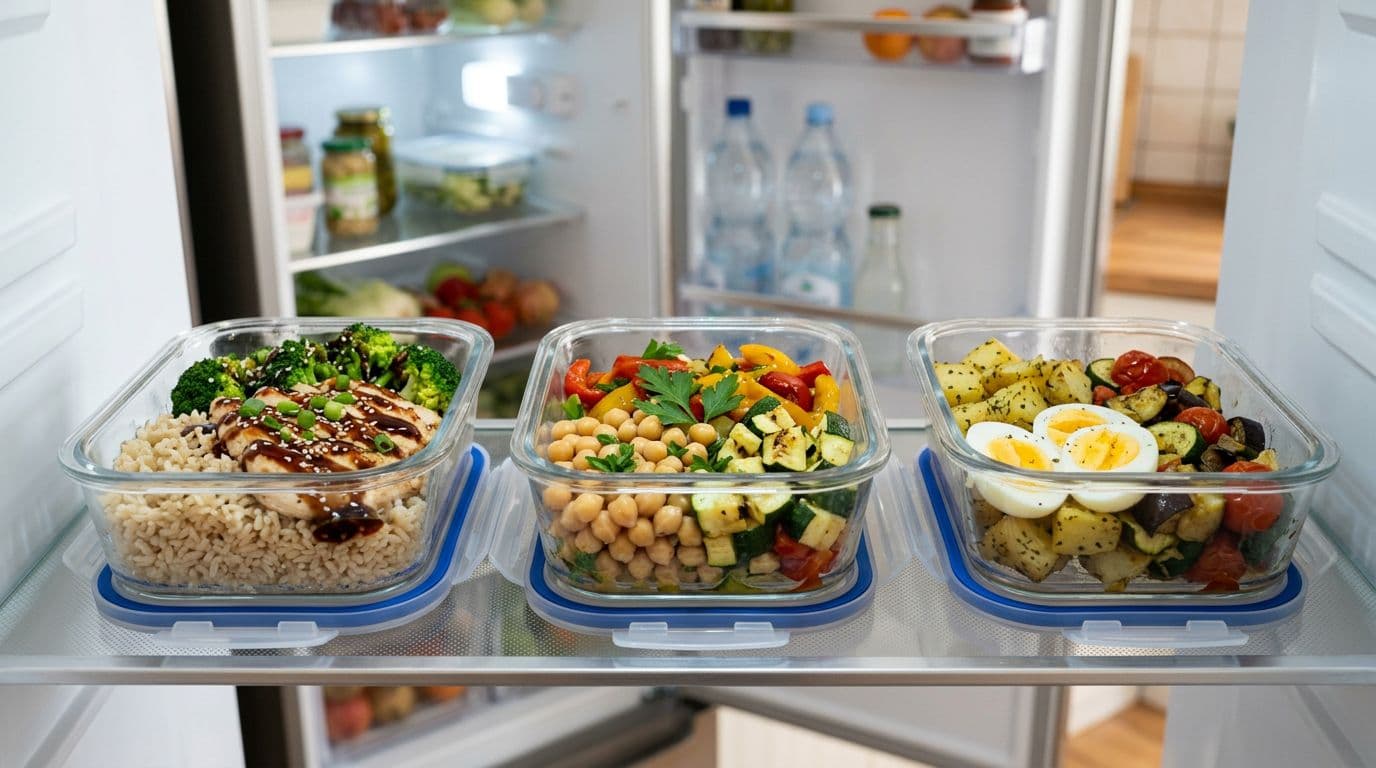 Meal prep settimanale: come preparare una settimana di pasti sani in 2 ore
